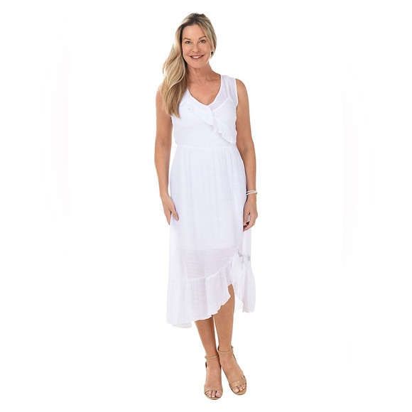 MLLE GABRIELLE  • Sleeveless Summer dress.
• V-neckline. - Picture 3 of 6